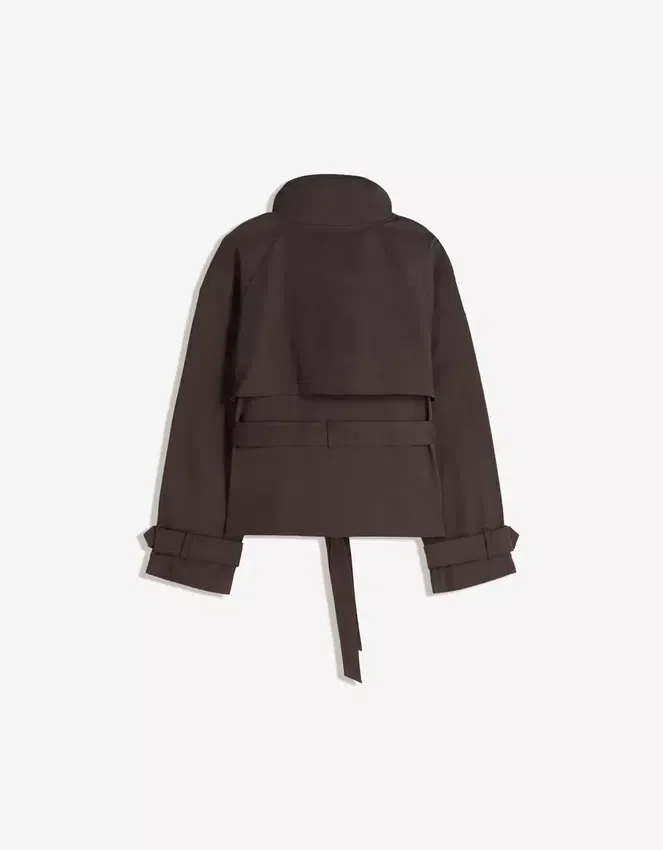 Funnel Neck Trench Jacket – Jackets and Trench – Women Funnel Neck Trench Jacket – Jackets and Trench – Women