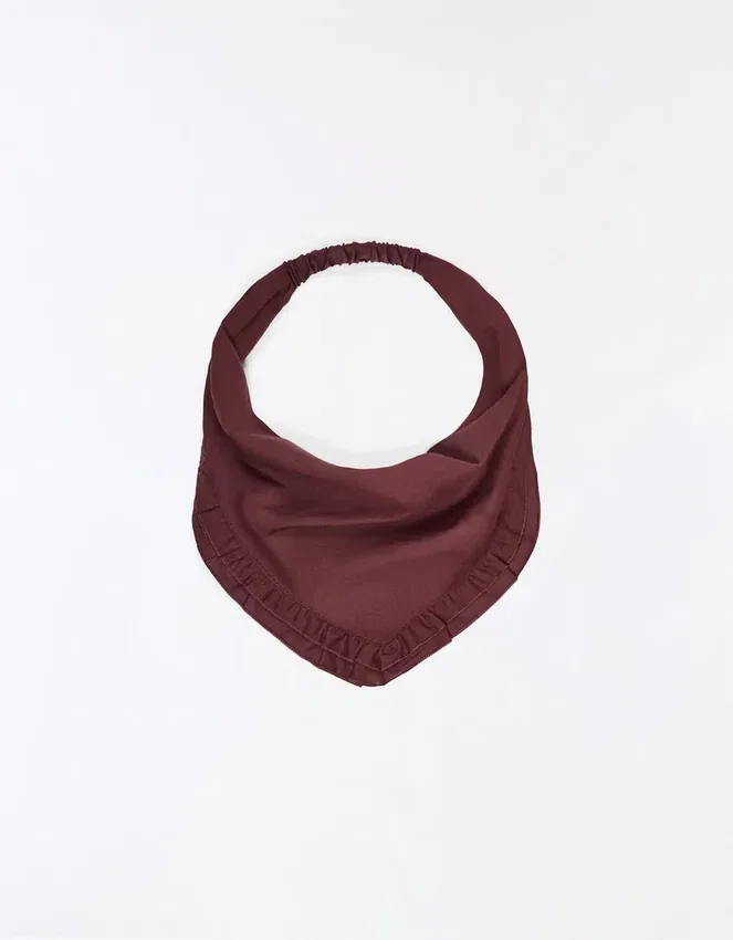Fur Bandana with Ruffles Fur Bandana with Ruffles