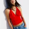 Gathered Halter Top – Tops Gathered Halter Top – Tops