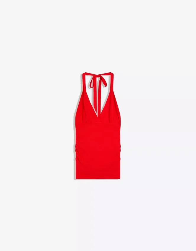Gathered Halter Top – Tops Gathered Halter Top – Tops