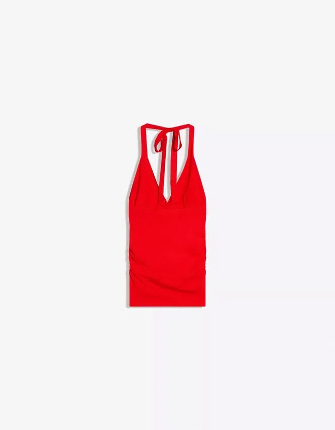 Gathered Halter Top – Tops Gathered Halter Top – Tops