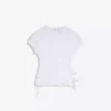 Gathered T-Shirt with Side Ties