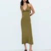 Halter Neck Midi Dress Halter Neck Midi Dress