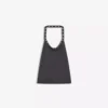 Halter Top with Eyelets Halter Top with Eyelets