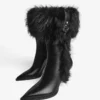 Heeled Ankle Boot with Fur Detail – Boots and Ankle Boots