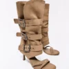 Heeled Trousers Sandals with Buckles – Heeled Sandals