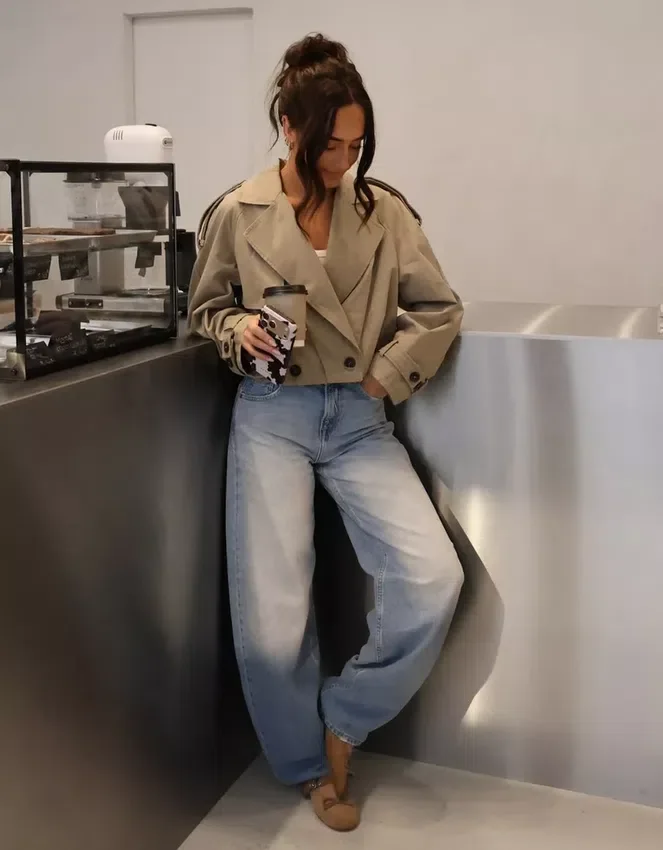 High-Waist Barrel Jeans High-Waist Barrel Jeans