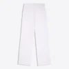 High-Waist Shimmery Straight-Leg Jeans