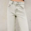 High-Waist Straight Wide-Leg Jeans – Pants