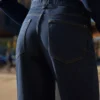 High-Waist Straight Wide-Leg Jeans – Pants – Women