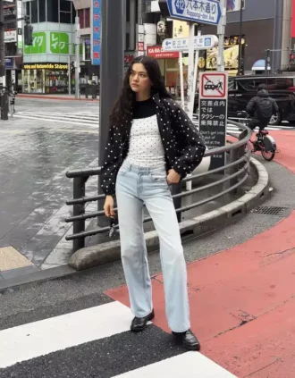 High-Waist Wide-Leg Straight Jeans – Pants High-Waist Wide-Leg Straight Jeans – Pants
