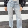 High-Waist Wide-Leg Straight Jeans – Pants High-Waist Wide-Leg Straight Jeans – Pants
