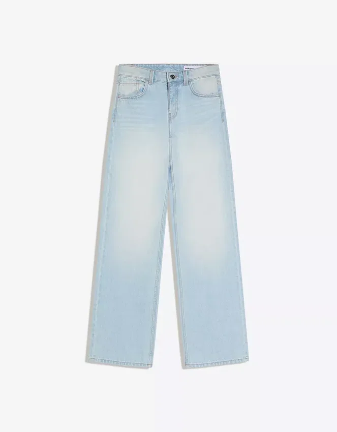 High-Waist Wide-Leg Straight Jeans – Pants High-Waist Wide-Leg Straight Jeans – Pants