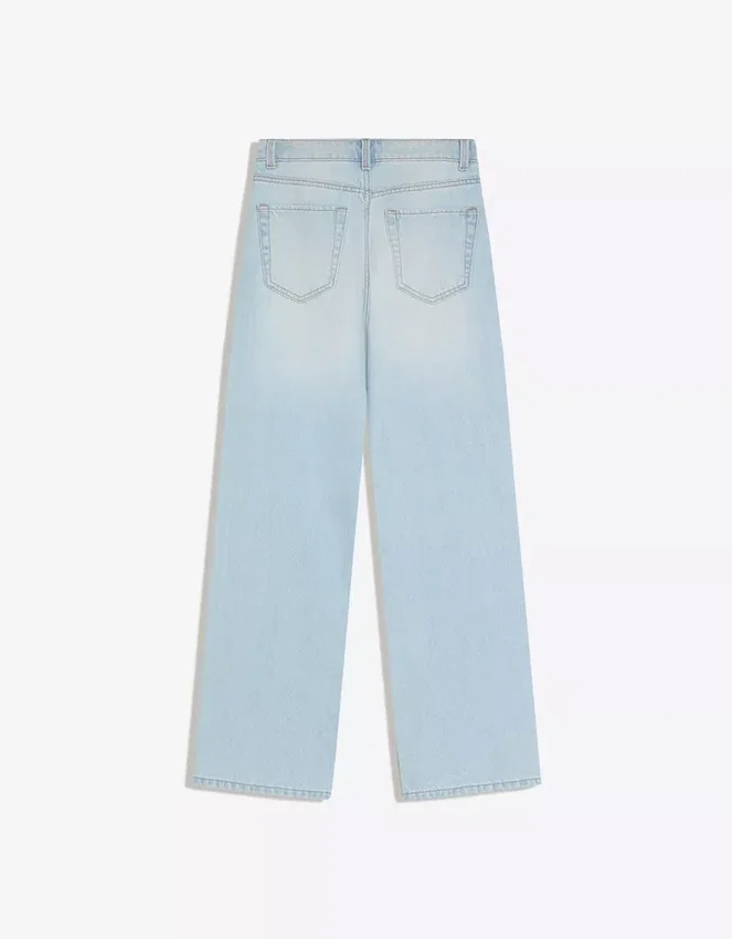 High-Waist Wide-Leg Straight Jeans – Pants High-Waist Wide-Leg Straight Jeans – Pants