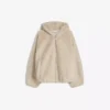 Hooded Faux Fur Jacket – Jackets and Trench