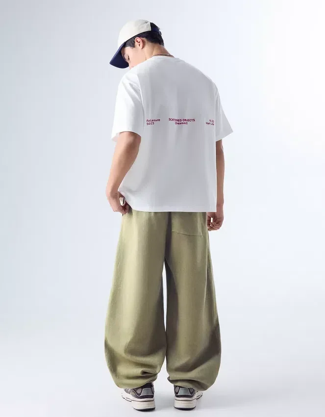 Interlock Balloon Fit Trousers – Pants Interlock Balloon Fit Trousers – Pants