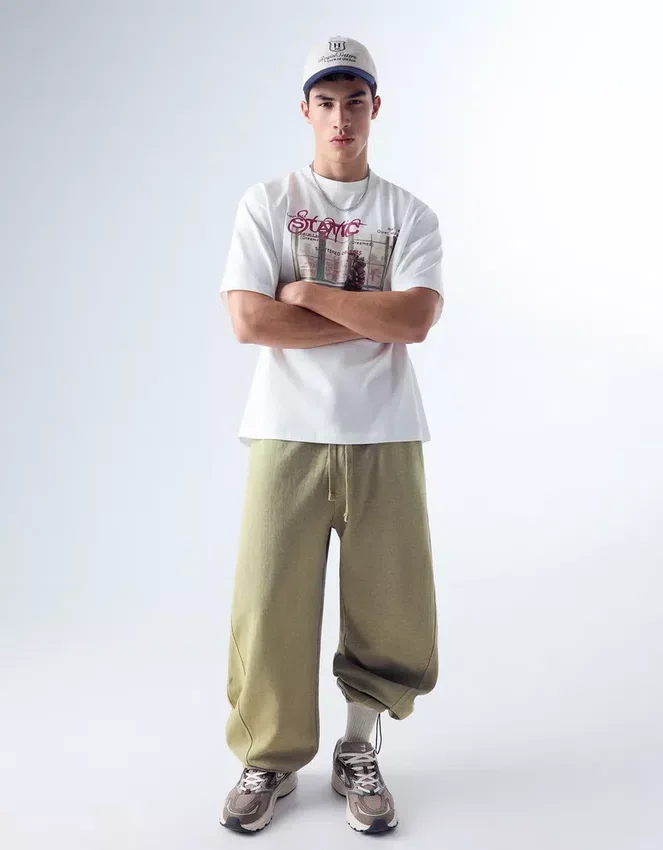 Interlock Balloon Fit Trousers – Pants Interlock Balloon Fit Trousers – Pants