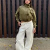Jacket with Ruched Buckles Jacket with Ruched Buckles