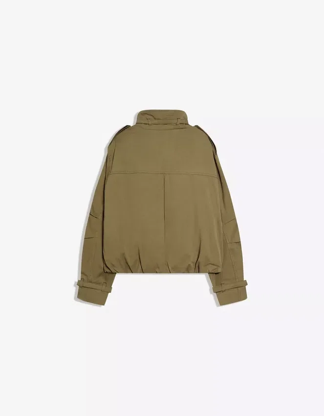 Jacket with Ruched Buckles Jacket with Ruched Buckles