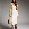 Knit Bandeau Midi Dress – Dresses and Jumpsuits Knit Bandeau Midi Dress – Dresses and Jumpsuits