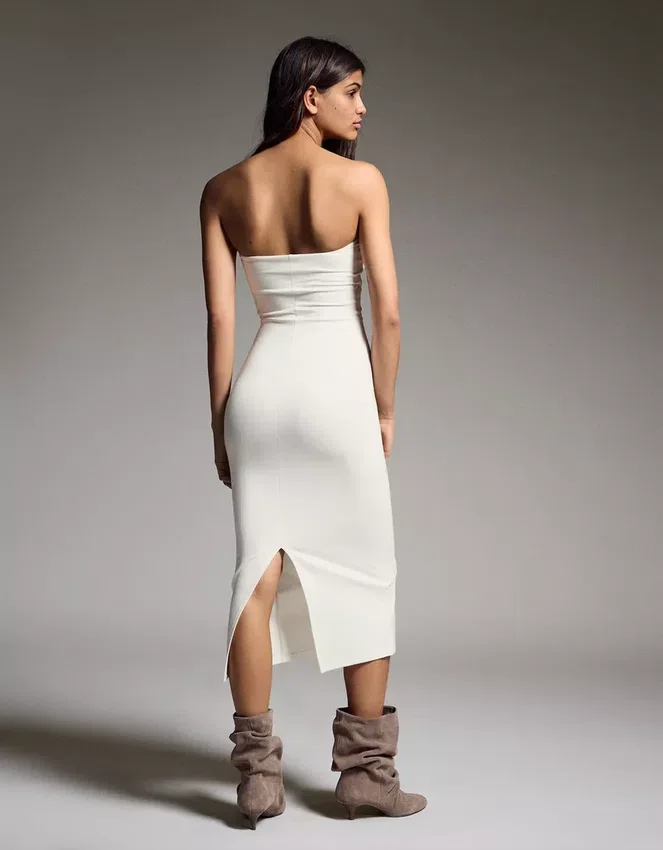 Knit Bandeau Midi Dress – Dresses and Jumpsuits Knit Bandeau Midi Dress – Dresses and Jumpsuits