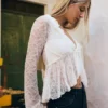 Lace Ruffled T-Shirt – #Bershkastyle – Women