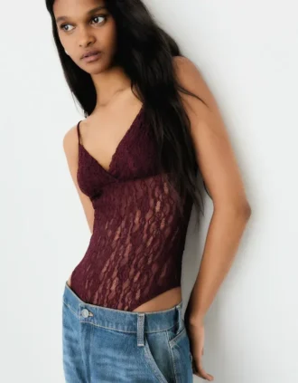 Lace Strap Bodysuit