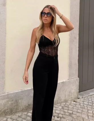 Lace Strap Bodysuit