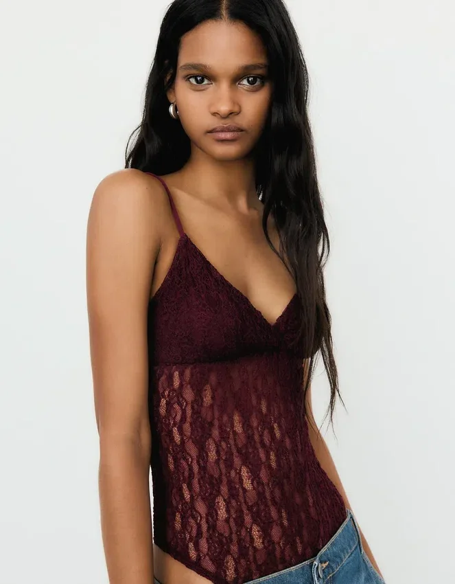 Lace Strap Bodysuit Lace Strap Bodysuit