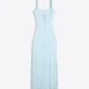Lace-Trimmed Midi Dress Lace-Trimmed Midi Dress
