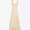 Lace-Trimmed Midi Dress Lace-Trimmed Midi Dress