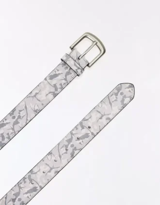 Leaf Print Belt – Accessories – Men
