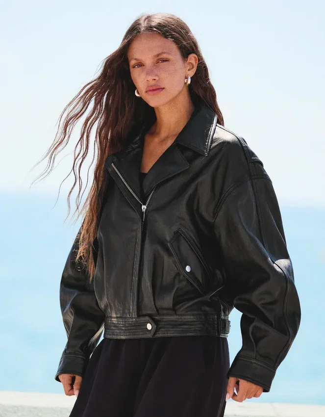 Leather Biker Jacket – Jackets and Trench Leather Biker Jacket – Jackets and Trench