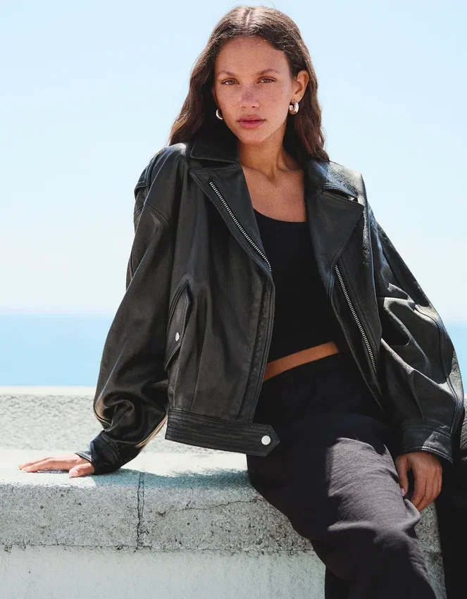 Leather Biker Jacket – Jackets and Trench Leather Biker Jacket – Jackets and Trench