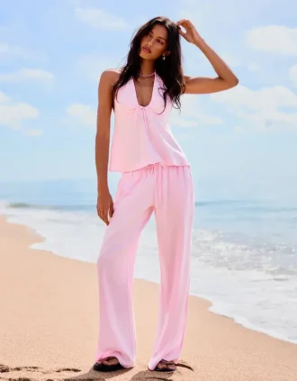 Trousers with Elasticated Waistband – Women