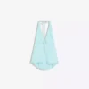 Linen Blend Halter Waistcoat Linen Blend Halter Waistcoat