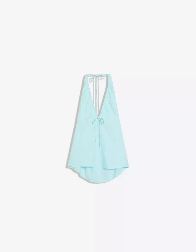 Linen Blend Halter Waistcoat Linen Blend Halter Waistcoat