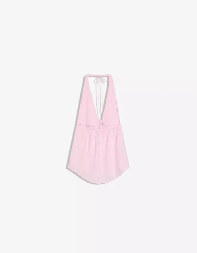 Linen Blend Halter Waistcoat Linen Blend Halter Waistcoat