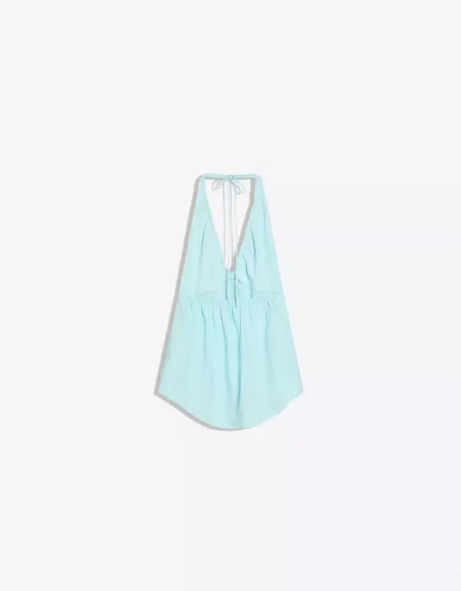 Linen Blend Halter Waistcoat Linen Blend Halter Waistcoat