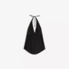 Linen Blend Halter Waistcoat – #Bershkastyle – Women Linen Blend Halter Waistcoat – #Bershkastyle – Women