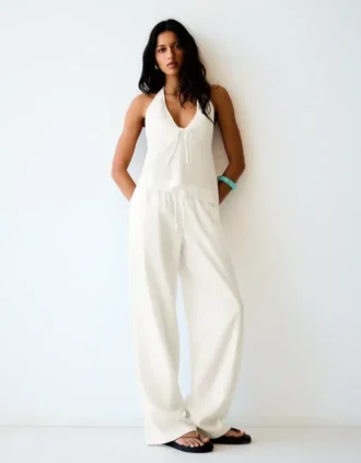 Trousers with Elastic Waistband – Pants – Women