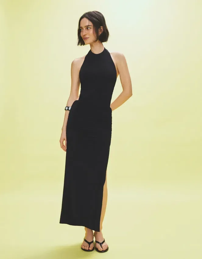 Long Halter Neck Dress Long Halter Neck Dress