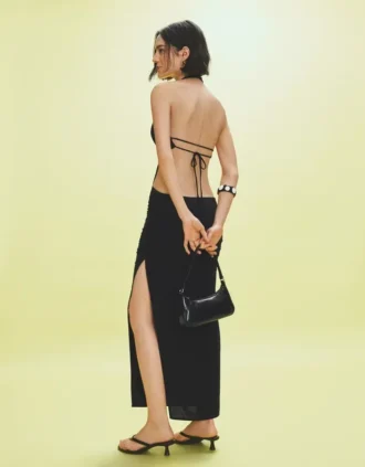 Long Halter Neck Dress