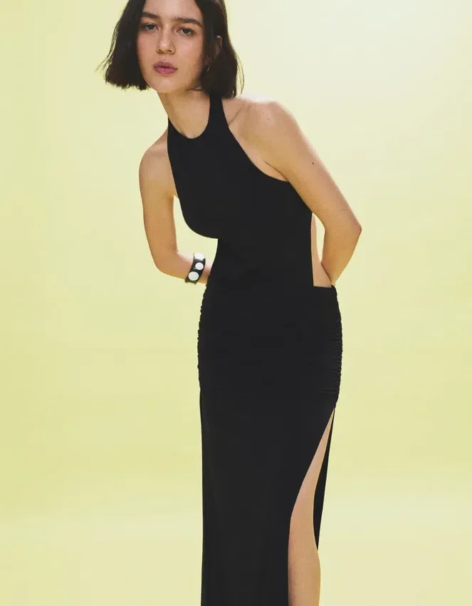 Long Halter Neck Dress Long Halter Neck Dress