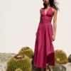 Long Poplin Halter Dress Long Poplin Halter Dress
