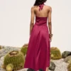 Long Poplin Halter Dress Long Poplin Halter Dress