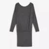 Long Sleeve Mini Dress with a Fitted Skirt