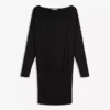 Long Sleeve Mini Dress with a Fitted Skirt