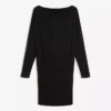 Long Sleeve Mini Dress with a Fitted Skirt