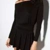 Long Sleeve Mini Dress with Sash